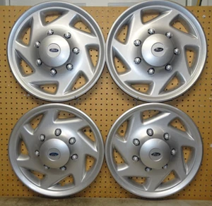 SET 1998-2019 fits Ford E150 E250 E350 E450SD VAN 16" Hubcaps Wheel Cover 7030 - Picture 1 of 8