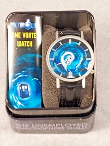 Orologio Vintage Doctor Who Time Vortex Disoccupati Filosofi Gilda Tempus Fugit - Foto 1 di 11