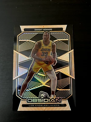 Dwight Howard 2019-20 Obsidian Orange Electric Etch /50 #85 Los Angeles Lakers - Image 1 of 2