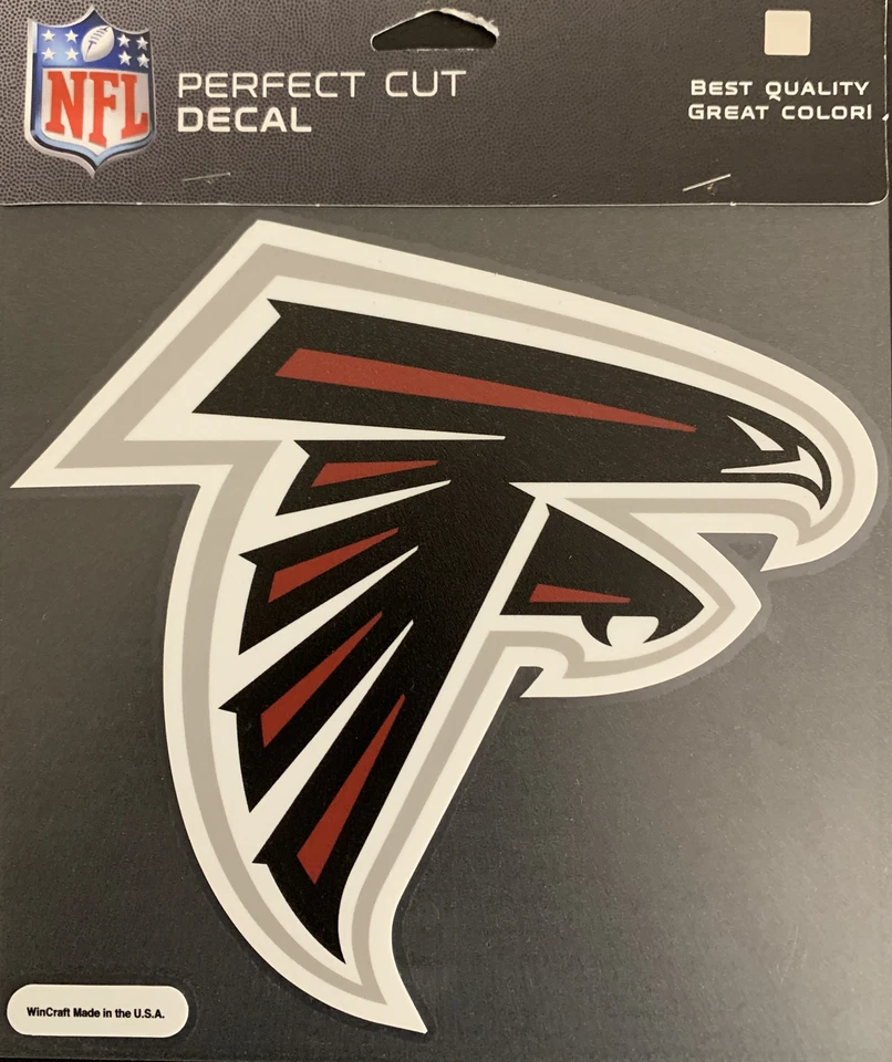 "Calcomanía troquelada Atlanta Falcons 8""*8""" Foto 1 de 1