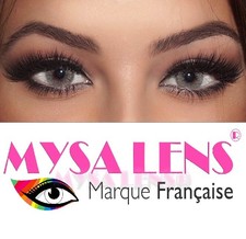LENTILLES DE COULEUR FANTAISIE GRIS AU CHOIX ou étui MYSA LENS GRAY ''PROMO''