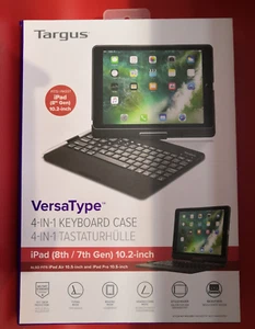 Targus VersaType 360° + Tastatur (Deutsch) für iPad , iPad Air / Pro schwarz NEU - Bild 1 von 4