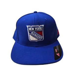 Adidas Blue New York Rangers NHL Hockey Snapback Men's Cap Hat One Size - Picture 1 of 3