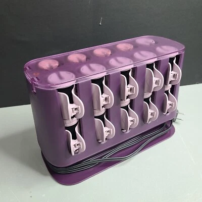 Remington Hair Setter, 20 Heated Rollers and Clips, H9100S Purple - Image 1 of 4
