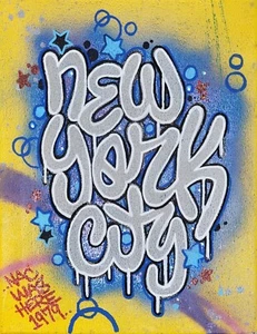 GRAFFITI CANVAS NAC143 NOT BANKSY - Picture 1 of 11