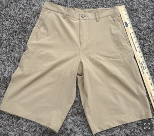 Polo Ralph Lauren Performance Dobby Shorts Boys XL 18-20 Khaki Beach  Stretchy - Picture 1 of 10