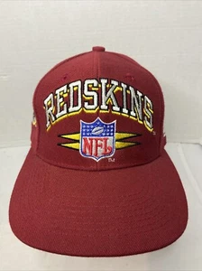 Washington Redskins Logo Athletic Diamond Cut Snapback Hat Vintage NFL 90s - Picture 1 of 14