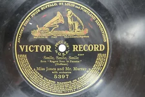 Ada Jones & Billy Murray - VICTOR 5397 - Smile, Smile, Smile - Imagen 1 de 3