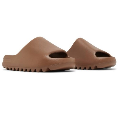 Adidas Yeezy Slide sandali marroni lino uomo taglia 10 (FZ5896) fondo di magazzino