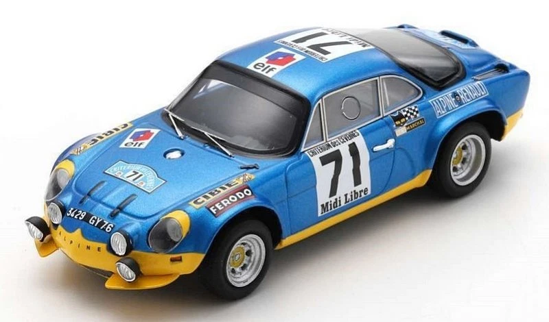 Alpine A110 Winner Criterium Cevennes 1971 Darniche-Mahe 1:43 SPARK SF135 - Immagine 1 di 1