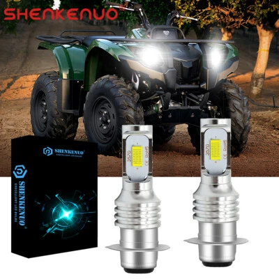 Faros aptos para Yamaha Big Bear 400 YFM400F 4x4 2000-2002,2004-2006 LED BLANCO Foto 1 de 4