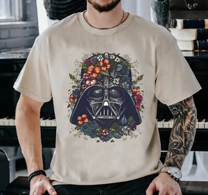 Star Wars Darth Vader Gesicht verschachtelt Blumenmuster Unisex Erwachsene Kind Shirt 320111032 - Bild 1 von 8
