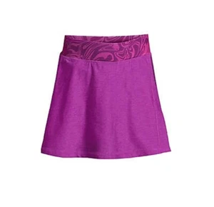 Girls Split Hem Active Skort Size 8 (Medium) Fuschia/Plum Space Dye NEW in PKG - Picture 1 of 5
