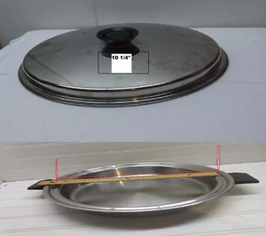 West Bend Regalware Deckel 10 1/4" wasserloser Deckel für Topf Suppentopf Pfanne - Bild 1 von 4