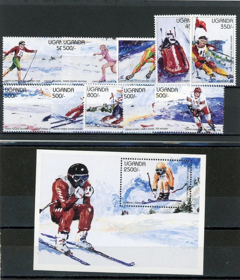Uganda 1997 Juegos Olímpicos Scott# 1500-3.1504a-f.1605 como nuevo casi nuevo Foto 1 de 1