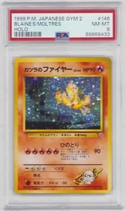 Blaine's Moltres Holo #146 Pokemon Gym 2 PSA #89868433 CALIFICADO CASI NUEVO-COMO NUEVO 8 2000 - Imagen 1 de 2