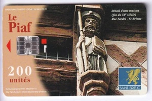PIAF PARKING CARDS / CARD .. SAINT BRIEUC 200U ART 07/05 1,000EX. CHIP/CHIP - Picture 1 of 2