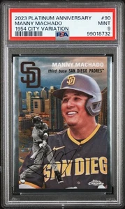 2023 Topps Chrome Platinum Anniversary Manny Machado PSA 9 - Picture 1 of 2