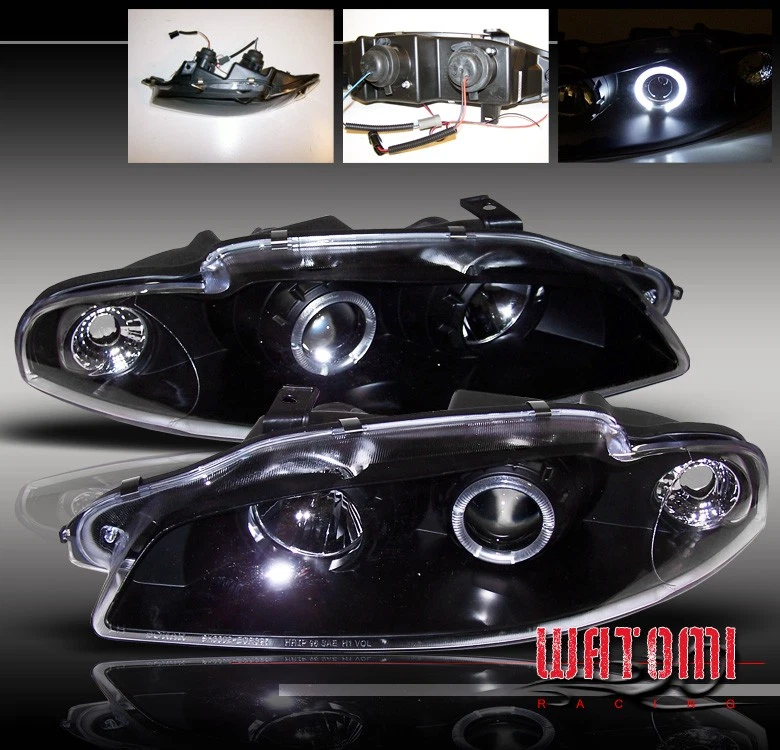 97 98 99 FAROS PROYECTOR MITSUBISHI ECLIPSE NEGRO Foto 1 de 1