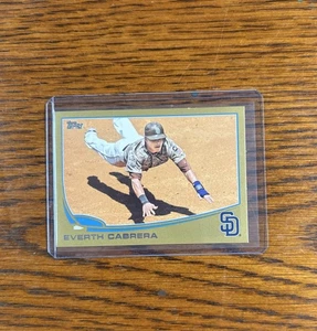 2013 Everth Cabrera /2013 Topps Gold Parallel Padres - Picture 1 of 2