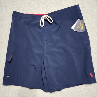 New Polo Ralph Lauren Kailua Swim Trunk Board Shorts Big & Tall 3XB Navy $95 NWT - Image 1 of 4