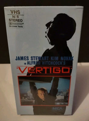 "Vertigo" (1958) Sealed And New Thriller/Mystery VHS 1984 Release  - Image 1 of 4