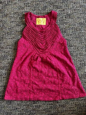 Camiseta sin mangas Free People para mujer con encaje floral talla mediana Foto 1 de 4