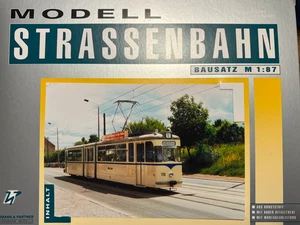 Herrmann & Partner 16011/B, Straßenbahn Gelenkwagen G4, Erfurt, Bausatz / H - Bild 1 von 1