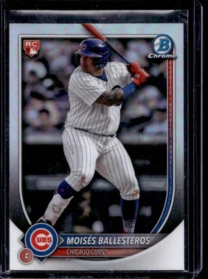 2025 Bowman Chrome Moises Ballesteros Red RC Variation Rookie #42 Cubs - Image 1 of 2