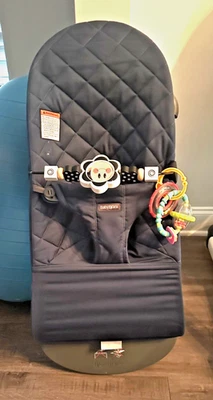 Baby Bjorn bouncer bundle with Toy Bar  - Navy Blue Color- Bouncer  Chair - Image 1 of 3