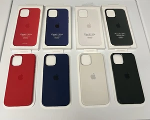 Apple OEM Silicone iPhone 12/12 Pro (6.1) - Lot coques téléphone (4) Occasion - Photo 1 sur 24