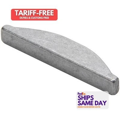 Allstar ALL87034, One Natural Steel Crankshaft Key Chevy Ls1/Ls2/Ls6 Gen Iii 5.7 - Image 1 of 4