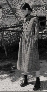 Toast Beautiful Gingham Check Dress XS- 6/8 - Picture 1 of 18