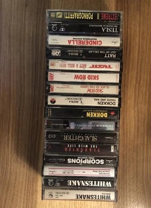Hair Band Heavy Metal Rock Cassette Lot Scorpion, Dokken, Ratt, Whitesnake, Ratt - Picture 1 of 9