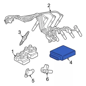 Genuine Ford Engine Control Module (ECM) XL5Z-12A650-CA - Picture 1 of 3