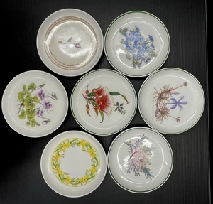 6 Philippa Nikulinsky,  Australian Wildflower  1 Heritage Rose Pin Dishes 7 tota - Picture 1 of 15