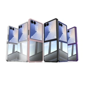 Funda de teléfono delgada transparente resistente enchapada a prueba de golpes para Samsung Galaxy Z abatible 7/6 5g - Imagen 1 de 56