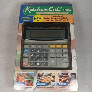 Kitchen Calc Pro Recipe Conversion Calculator Master Chef Edition 8305 WORKS! - Picture 1 of 8