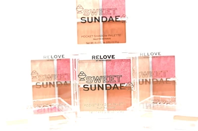Beauty Supply Resale Lot  6 Revolution Relove Sweet Sundae Pocket Palettes   NEW - Image 1 of 3