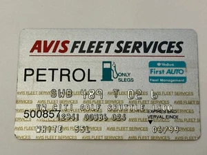 Avis Fleet Svcs Credit Card▪️South Africa▪️ First National Bank▪️WesBank▪️1999 - Picture 1 of 2