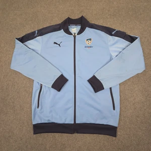 Sydney FC Jacket Mens MEDIUM Blue Puma Football Soccer Track Full Zip Size M - Picture 1 of 11