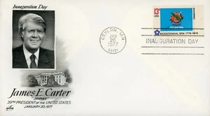 US 1678 Oklahoma on Carter Inauguration Day ArtCraft - Picture 1 of 2