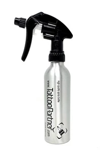 INKgrafiX® TattooPartner High Quality Sprühflaschen 400 ml Schwarz black Metall - Picture 1 of 3