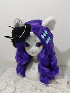 kig style Fursuit My Little Pony Twilight Sparkle homemade cosplay head - Picture 1 of 5
