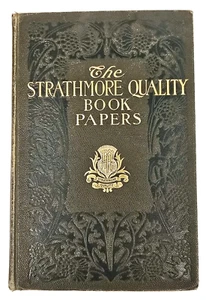 The Strathmore Quality Book Papers Deckle Edge, Mittineague Paper Company 1906 - Picture 1 of 8