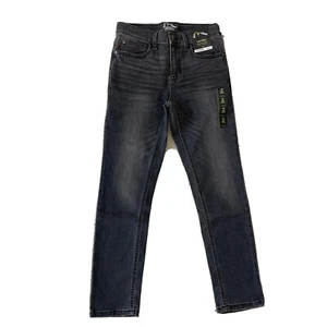 Art Class Boy’s Super Skinny Jean Size 12 Black Denim Distressed Adjustable NEW - Picture 1 of 8