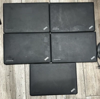 Lot of 5 Lenovo Thinkpad E531 15.6" Intel i5-3230M 2.6GHz 4GBRAM 500GB HDD Linu - Image 1 of 4