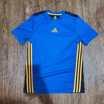 Adidas Climacool Boys XL Athletic Shirt Blue/Orange/Black - Image 1 of 4