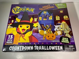 Pokémon Halloween Avvento 13 Giorni Calendario Conto alla Rovescia Pikachu Eevee Cubone Zubat - Foto 1 di 24