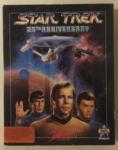 Star Trek 25th Anniversary IBM DOS Big Box PC Game (1991) 3.5" DISC - Complete - Picture 1 of 4